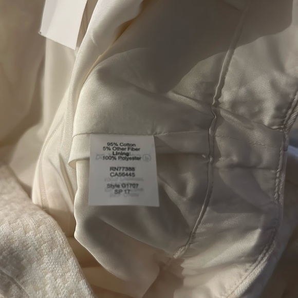 NWT J Crew size 6 pencil skirt cream/taupe pattern - Picture 8 of 8